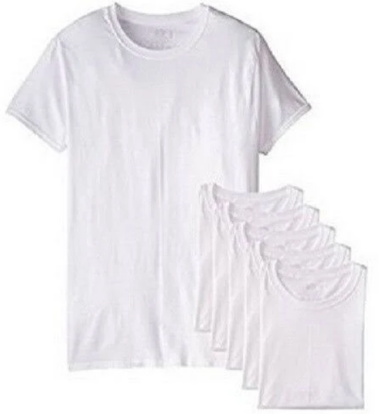 Kirkland Signature Men T-Shirts Crew Neck 6 Pack-White