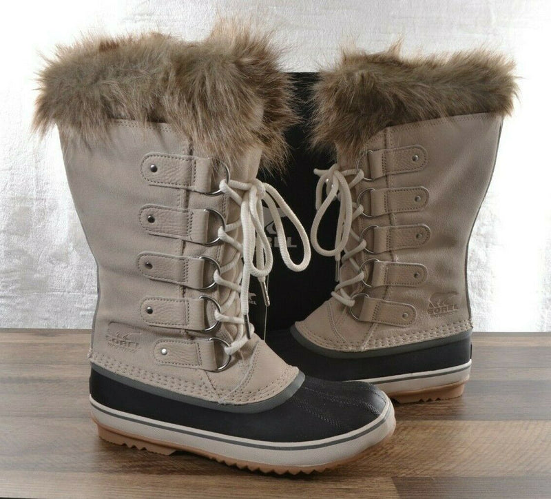 Sorel 1708791010 Joan of Arctic Fur Nm1 Black Stone Boots