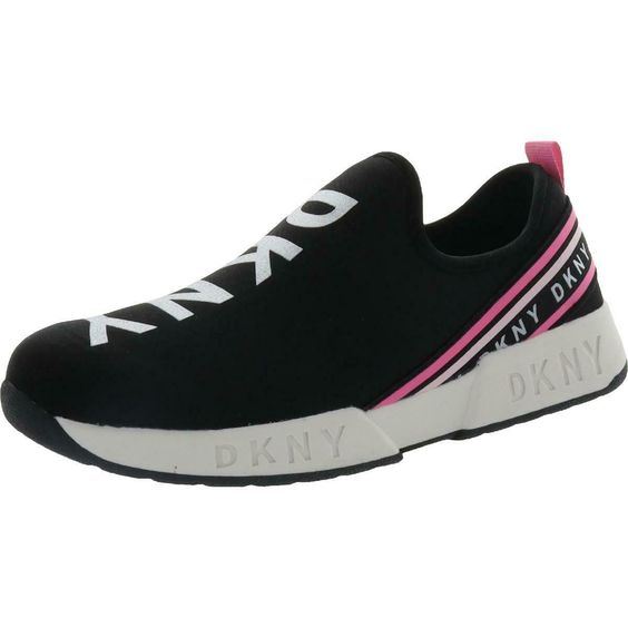 Dkny Girls Maddie Laceless Lifestyle Flats Slip-on Sneakers Shoes Bhfo 4392