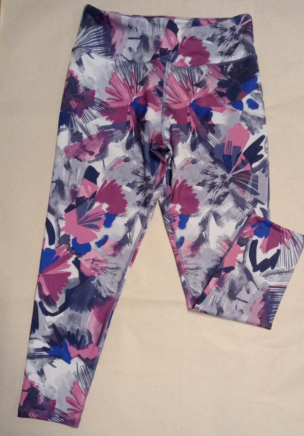 CALVIN KLEIN Floral-print  Leggings PINK/NAVY