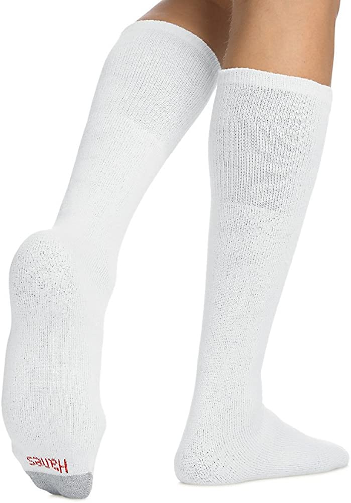 Hanes 180V12 Men's Over the Calf Tube Socks 12 pack