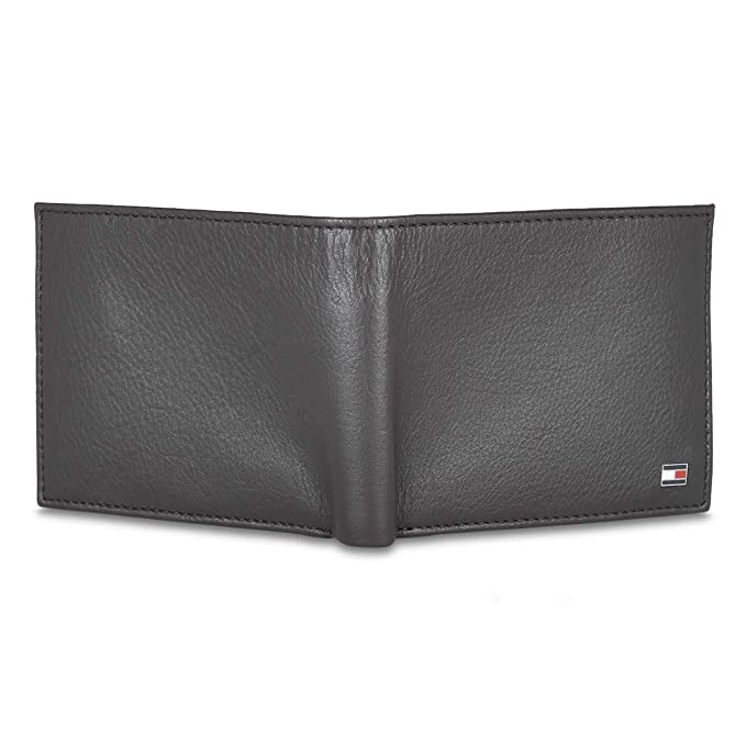 Tommy Hilfiger Black Leather Men's Wallet