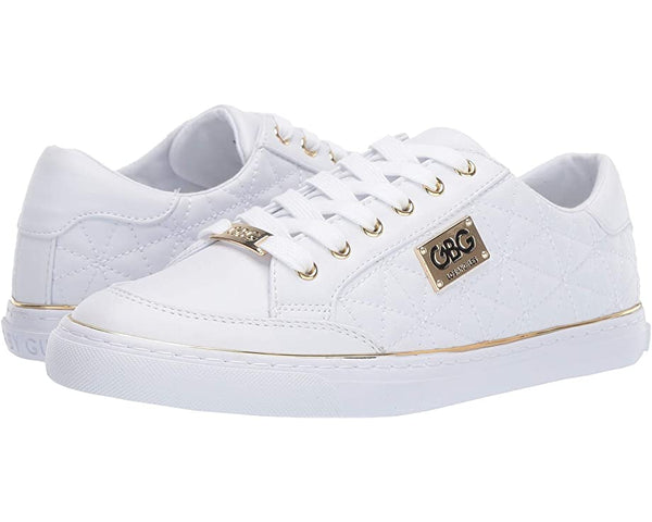 Guess G by GUESS Women's White Mallory Sneakers athletic Shoes