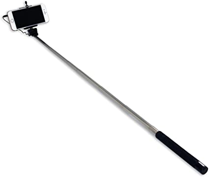 Bluetooth Remote Control Extendable Selfie Stick Monopod Iphone Samsung Htc white
