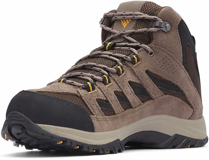 Khombu Tyler Men's Leather Hiking Outdoor Tactical Boots -Black/Grey