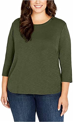 Kirkland Signature Women's 3/4 Sleeve 100% Cotton