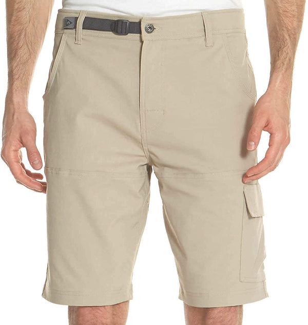 Gerry Men's Venture Cargo Short with Belt, Hugbe Beige