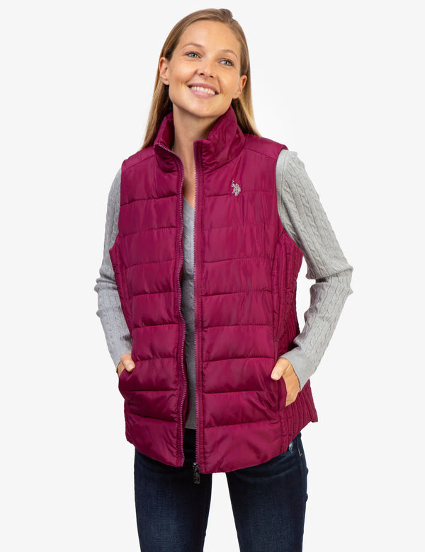 U.S. POLO ASSN. Narrow Channel Vest Cozy Lining