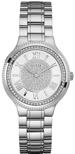 Guess Watch for Women - Analog Stainless Steel Band - W0637L1