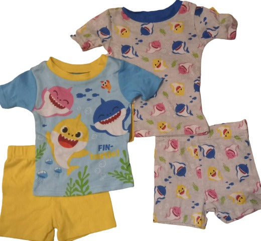 PINKFONG Boys' 4pc Baby Shark Pajama