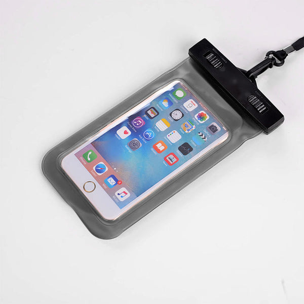 Summer Beach Universal Phone Waterproof Pouch Dry Bag Protect Waterproof -BLACK