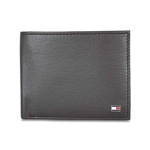 Tommy Hilfiger Black Leather Men's Wallet