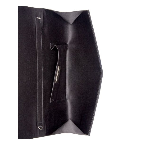 Giani Bernini Beige Embellished Clutch Handbag Purse -Black