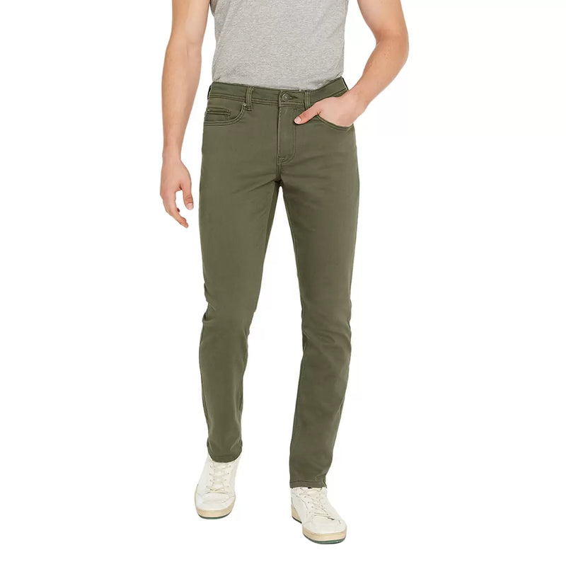 Buffalo David Bitton, Men's 5 Pocket Pant, Olive GreeN