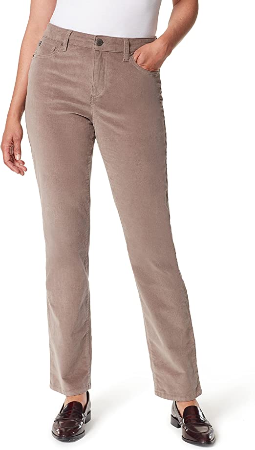 Bandolino Women's Mandie Signature Fit High Rise Straight Jean light brown