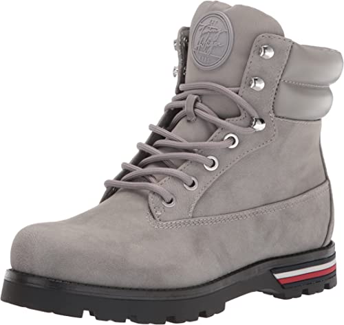 Tommy Hilfiger Women's Melise Ankle Boot, Light Grey