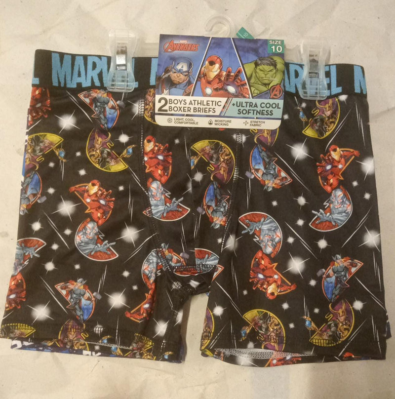 Marvel Avengers  Star Wars Cotton Boxer Shorts 2 Pair Pack Boys