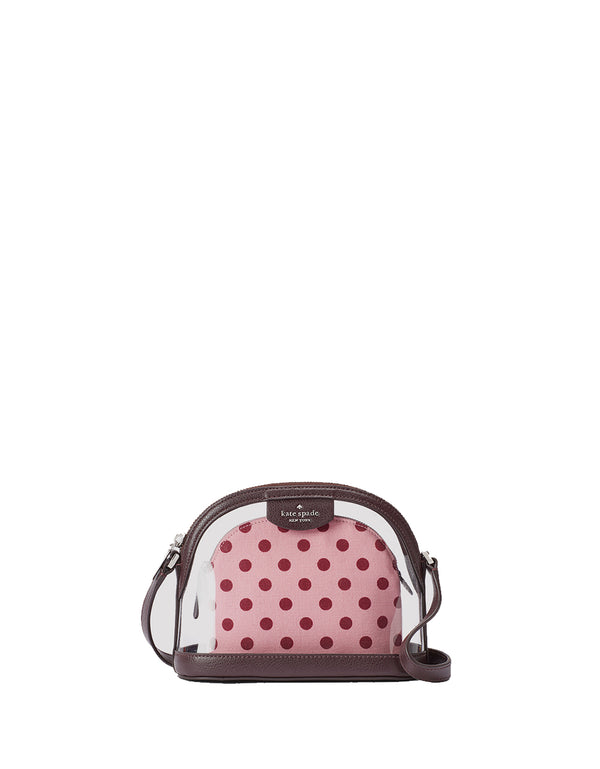 KATE SPADE Sylvia See-through Lia Dome Crossbody WKRU6558 (Dot Multi)