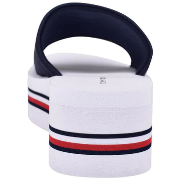 TOMMY  WOMENS LOGO SLIP ON SLIDE SANDALS