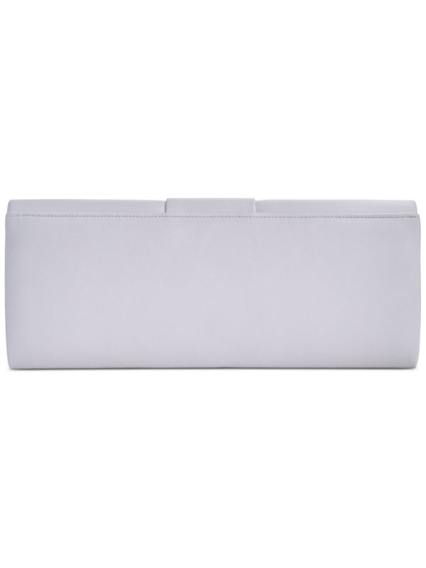 Giani Bernini Women's Silver Embellished Chain Strap Clutch Crossbody Bag Purse