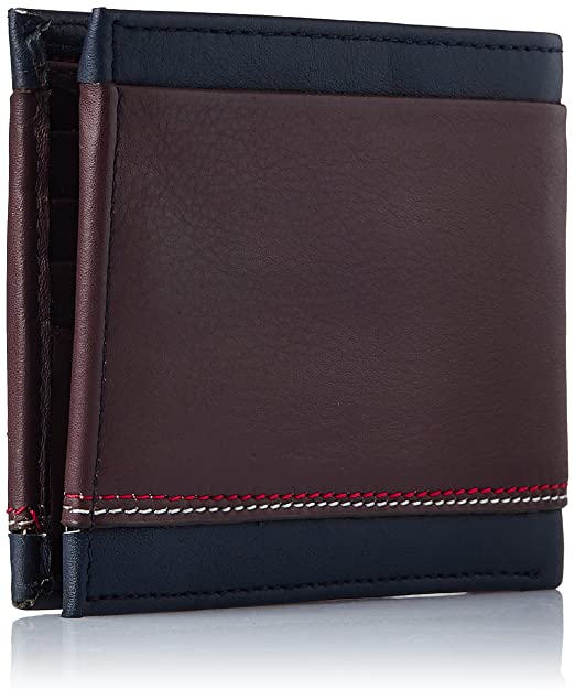 Tommy Hilfiger Itasca Wine and Navy Men's Wallet