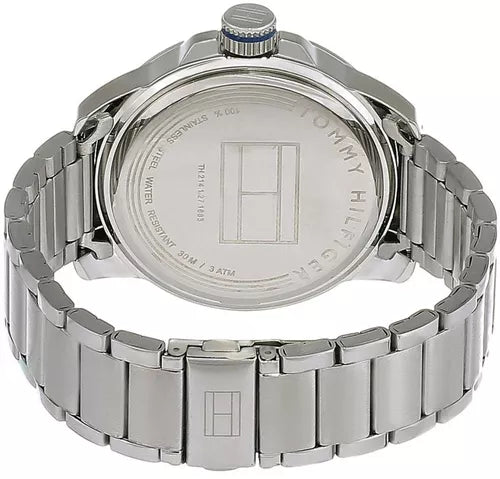 Tommy Hilfiger Classic Men's White Dial Stainless Steel Band Watch - 1791073