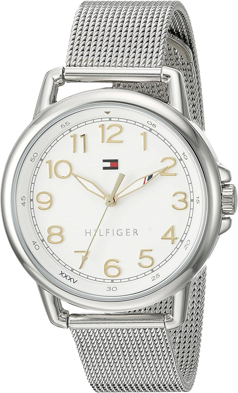 Tommy Hilfiger 1781658 CASEY Ladies Watch With 31mm White Face & Silver