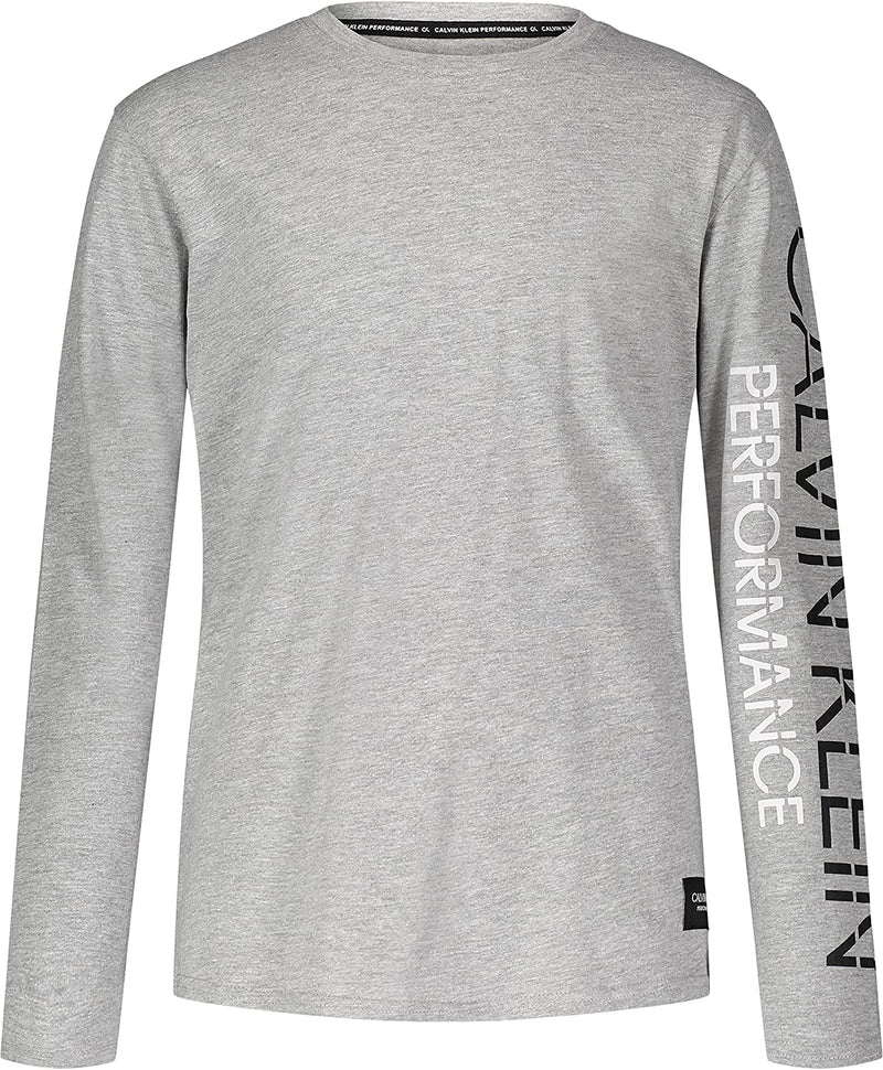 Calvin Klein Boys' Long Sleeve Performance T-Shirt