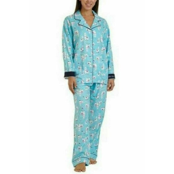 Karen Neuburger Live Love Lounge Flannel Pajama Set