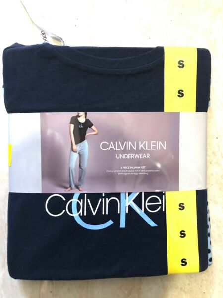 Calvin Klein 2 Piece Pajama Set Tshirt Lounge Pants,