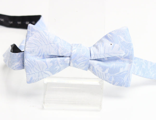 Ryan Seacrest Distinction Mens Wolter Leaf Blue Silk Party Bow Tie