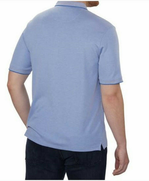 English Laundry Men's Short Sleeve Polo BLUE YONDER