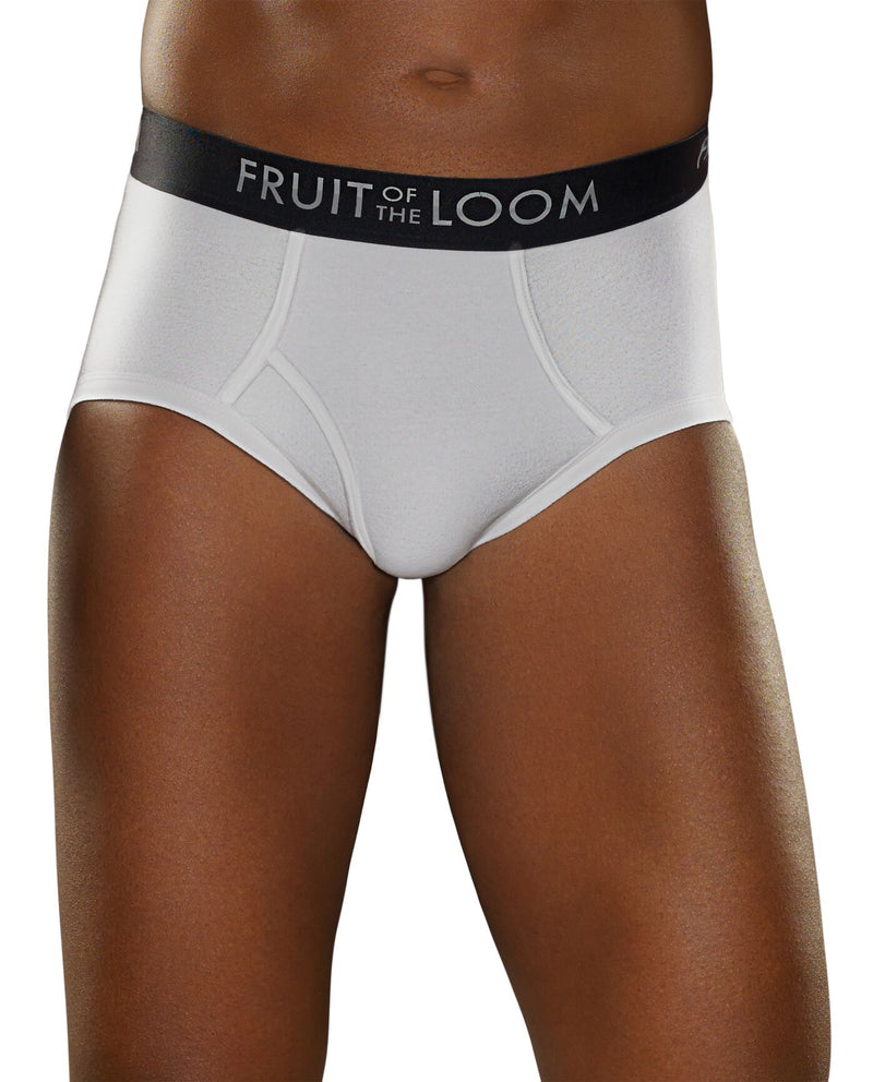 Fruit of the Loom Men's Breathable Black and Grey Brief