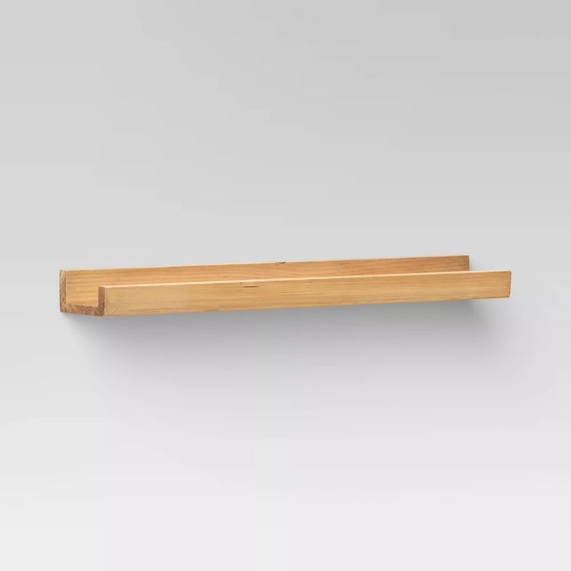 23" Natural Wood Picture Ledge - Threshold™