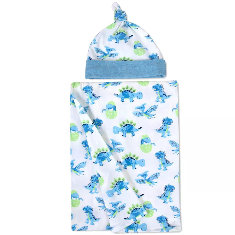 Baby Essentials Swaddle Blanket and Cap