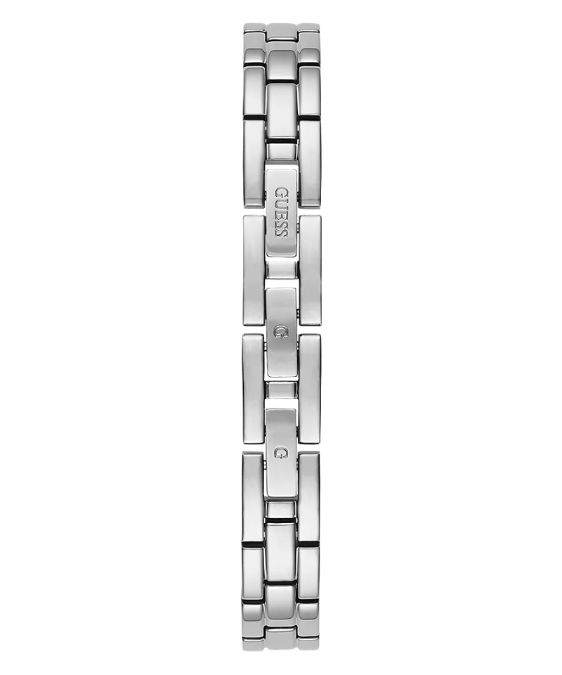 Guess SILVER TONE CASE SILVER TONE STAINLESS STEEL WATCH