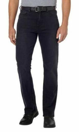 Urban Star Mens Relaxed Fit Straight Leg Jeans Midnight Blue