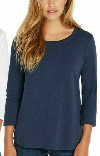 Kirkland Signature Women's 3/4 Sleeve Slub Knit T-Shirt