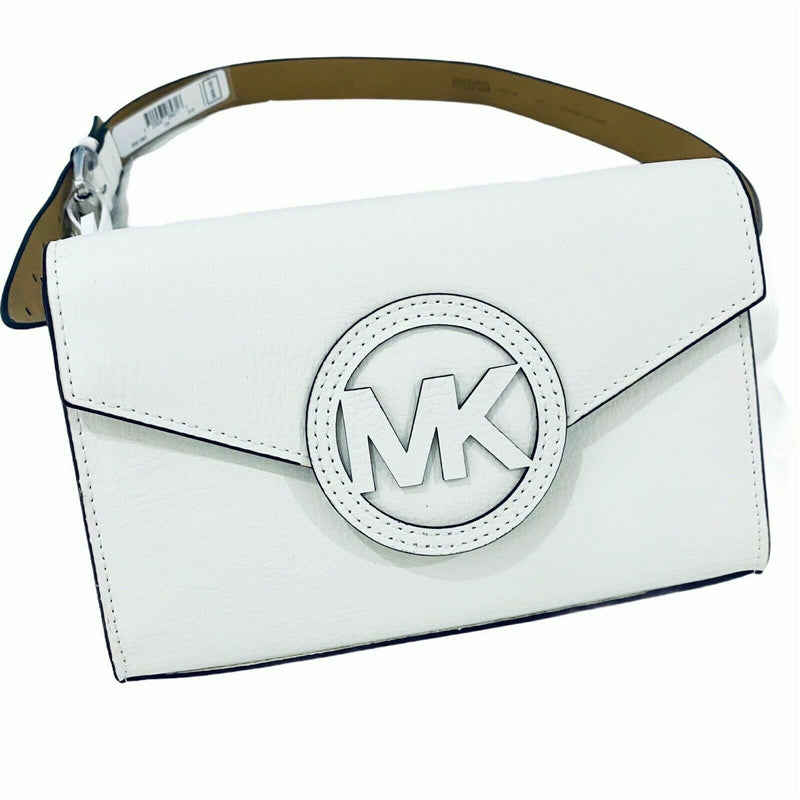 Amazoncom  Michael Kors Erin XS Waist Bag FannyPack Crossbody MK Logo  Jacquard Black  Waist Packs