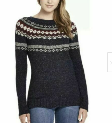 Weatherproof Vintage Ladies' Fairisle Sweater