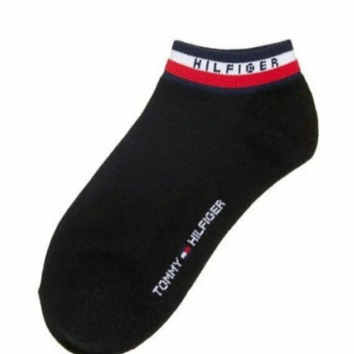 Tommy Hilfiger 6 pairs of black USA low-cut socks
