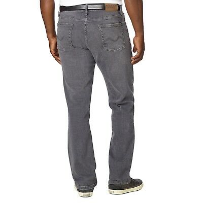 Urban Star Men's Relaxed Fit Straight Leg Jeans Grey