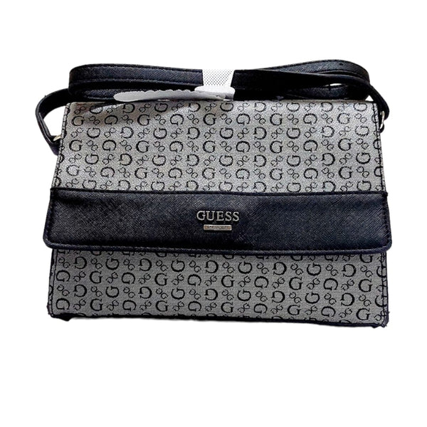 Guess  WOMEN BAG Monogram GRAY*BLACK