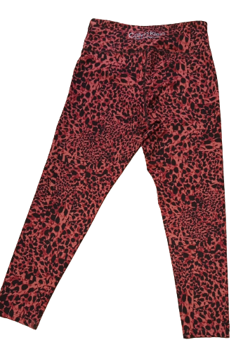 CALVIN KLEIN Floral-print  Leggings RED