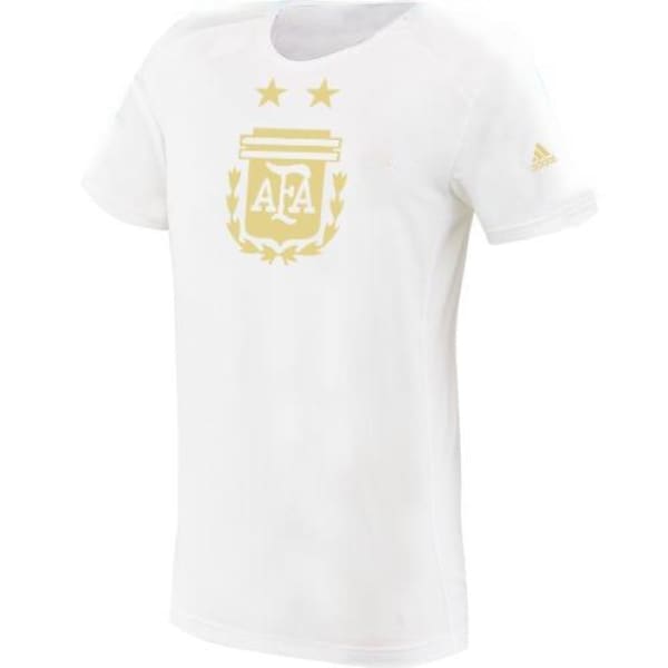 Adidas Argentina Soccer Brushed T-Shirt - White - Woman Shirt