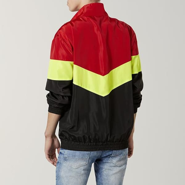 Amplify Young Men’s Windbreaker Jacket - Colorblock - M - Men Jacket