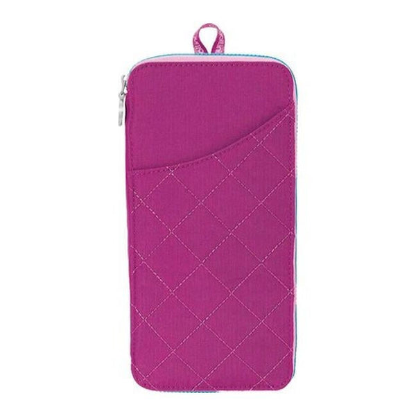 Baggallini womens Rfid Travel Wallet, Fuchsia/ Pink