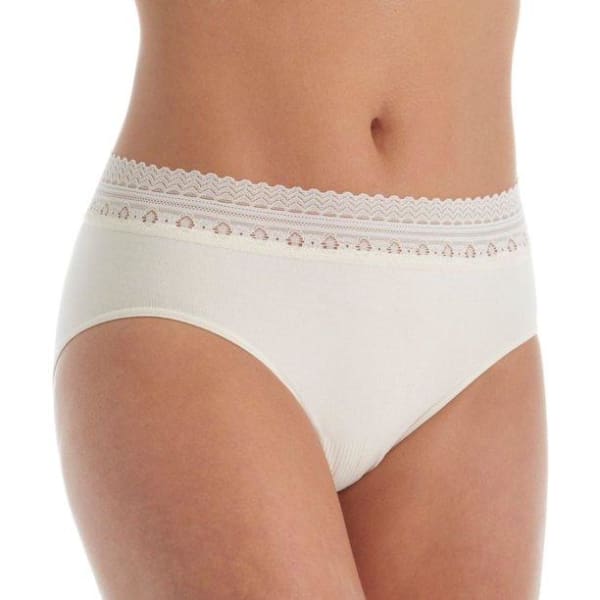 Bali Women’s Comfort Revolution Lace Trim Hipster Panty - 8/9 - Woman Underwear