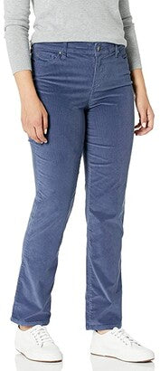 Bandolino Womens Slim Straight Leg Jeans dark blue