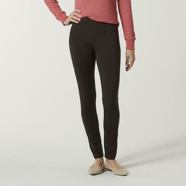 Basic Editions Women’s Brown Leggings - M - Woman Sport Pants and Leggings